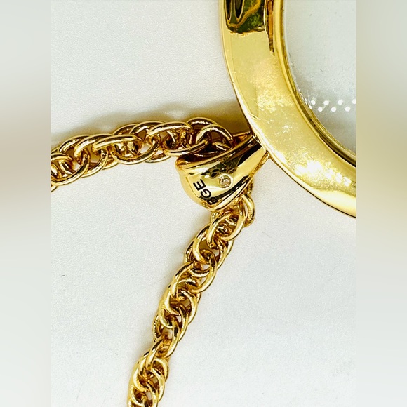 Rhinestone Magnifying Loupe Pendant Necklace - Picture 8 of 12